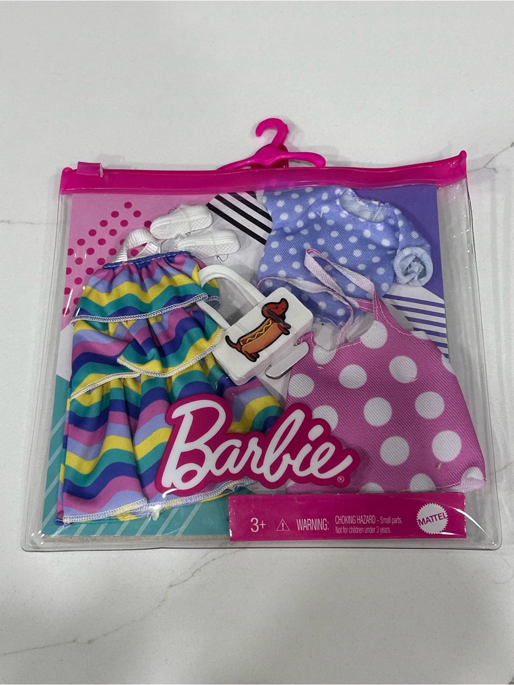 Barbie Fashion Pack - Polka Dot & Rainbow Skirt Outfit